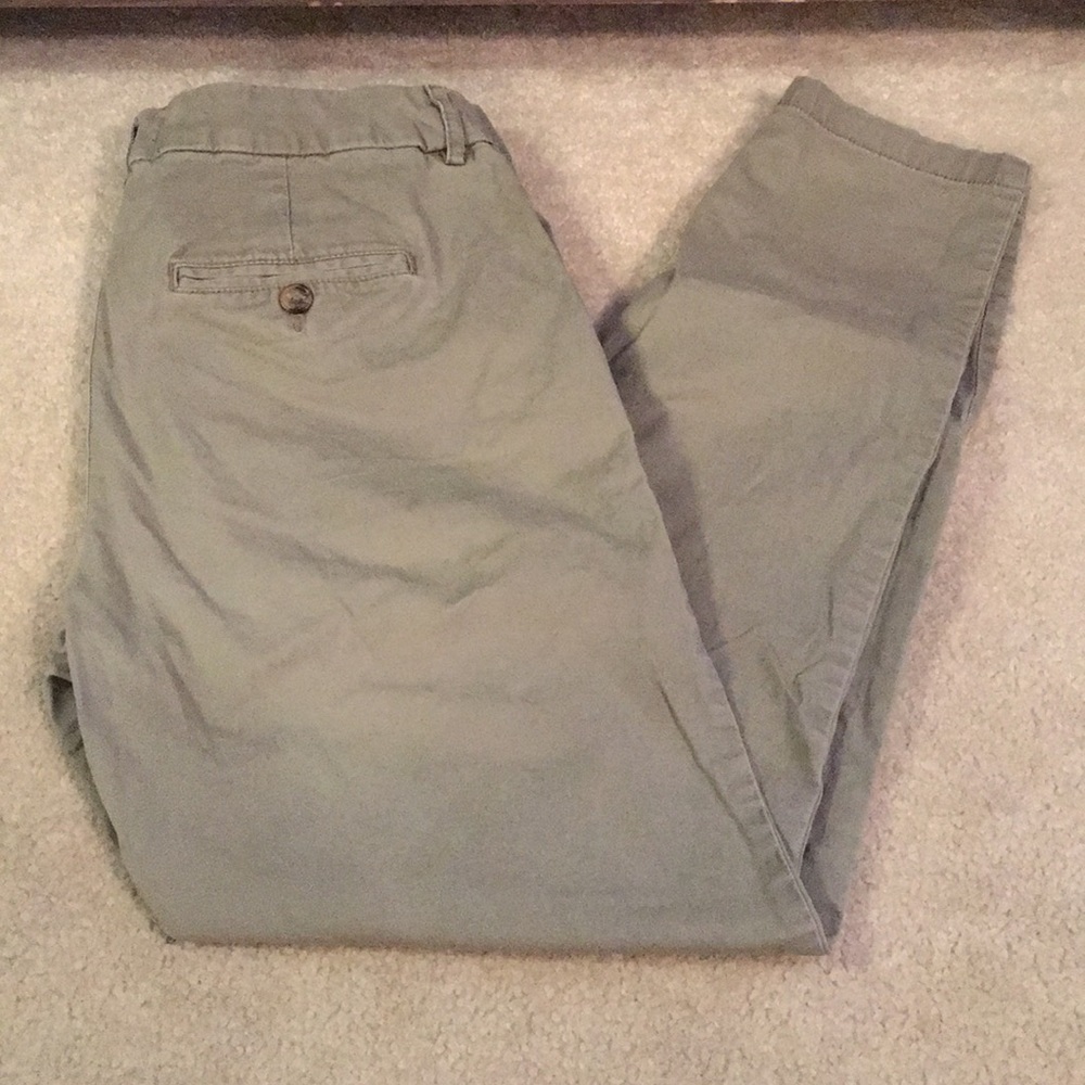 Olive green pants